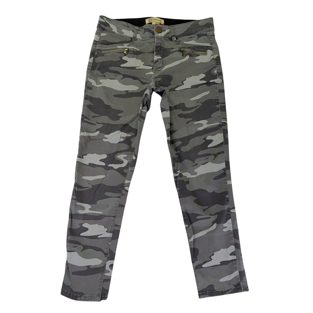 Democracy Womens Size 10 Gray Camo Ab Technology Skinny Jeans Pants B1590Q8XX‎